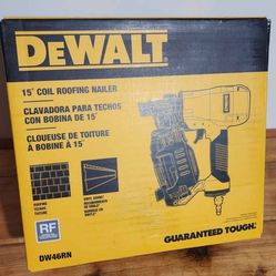 Dewalt pneumatic 15° coil roofing nailer