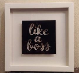 NEW WALL DECOR ( 10"X10" )