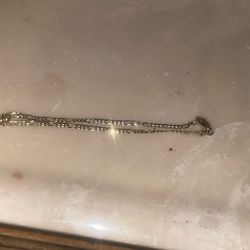 Gold Plated figaro bracelet 