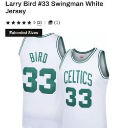 Larry Bird Boston Celtics Jersey Sizes S Thru 2X 