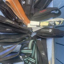 Lifting Straps —/ Huge Supply …. Various Brands / Lengths etc. $5 Ea call for more i
