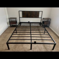 Brand New Queen Size Frame And Headboard Half The Price