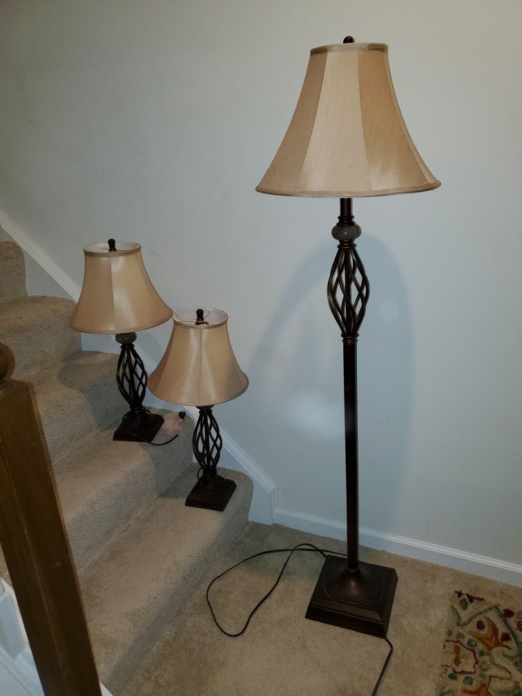 3 lamps set