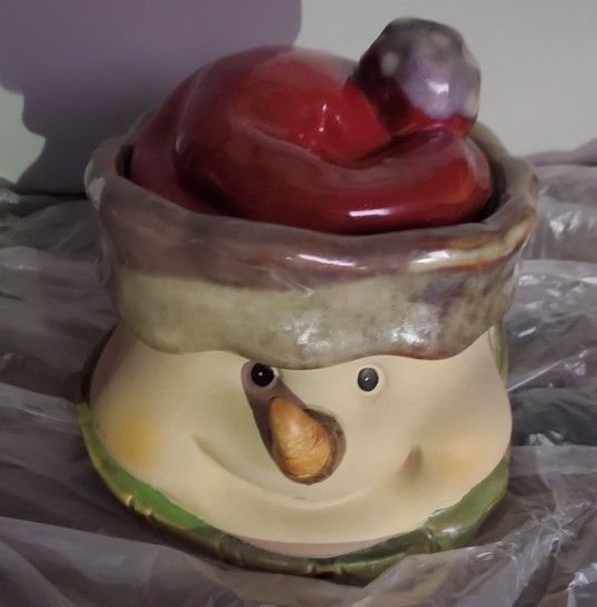 Kirkland Snowman Cookie Jar