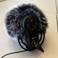 Rode VideoMic Pro+ with fluff