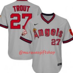 Men's Mike Trout Angels Jerseys 