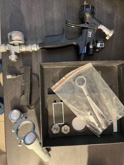 Devilbliss DV-1 digital gauge 3M cup Adaptor Anest  Iwata LPH-440 HVLP Both have reg Gauges 1 Cup For Iwata No Lid