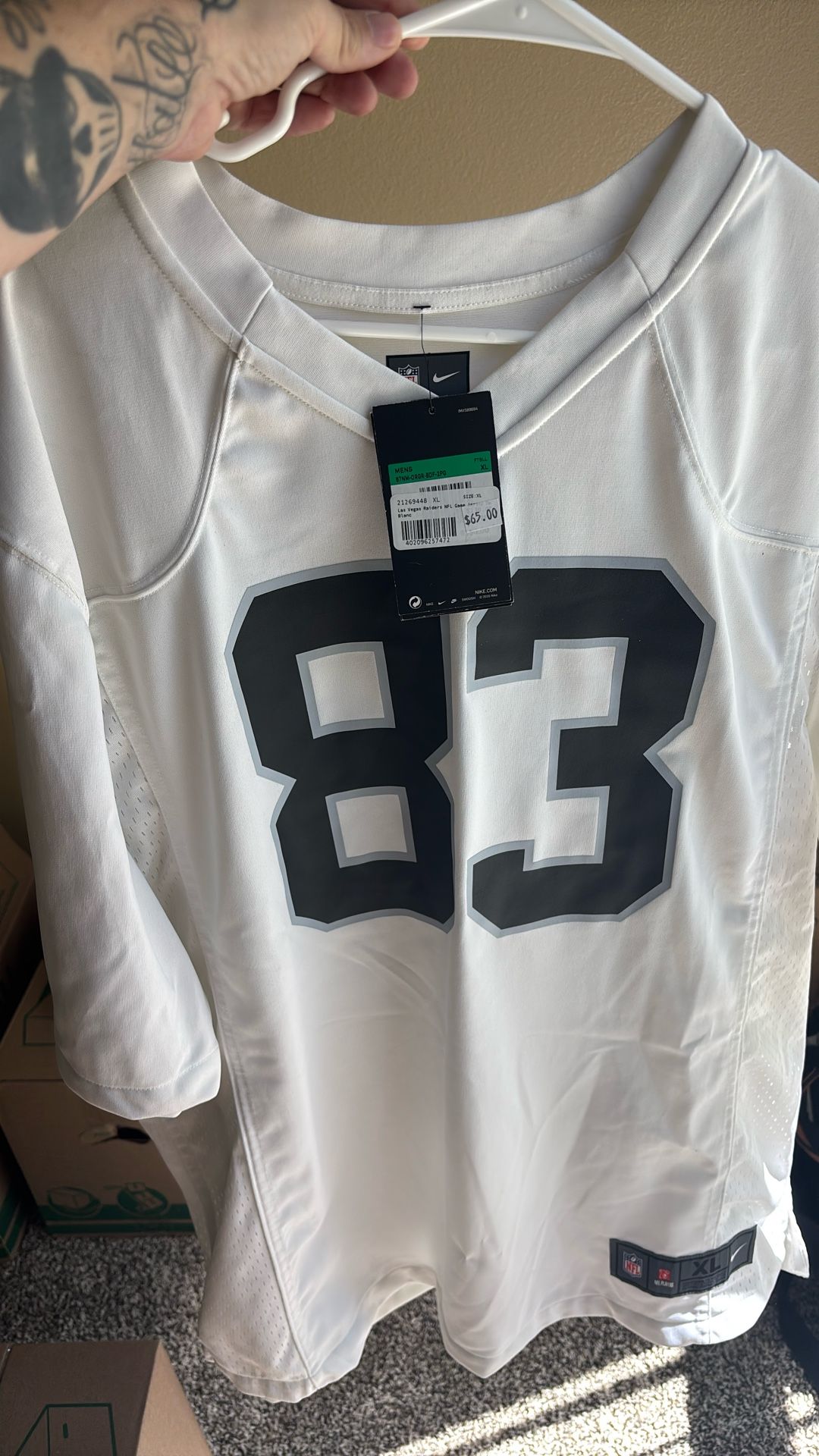 Brand New Raiders Jersey