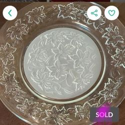 Princess House Fantasia Dinner Plates (3) Available 