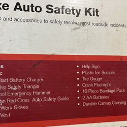 BRAND  NEW RED CROSS  AUTO EMERGENCY KIT