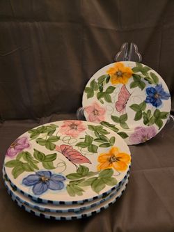 Palisades by Laurie Gates set of 4 Vintage Salad Plates Retired Pattern