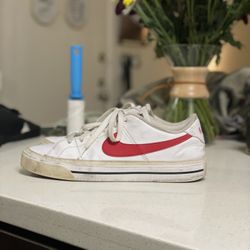 White And Red Nikes Men’s 10