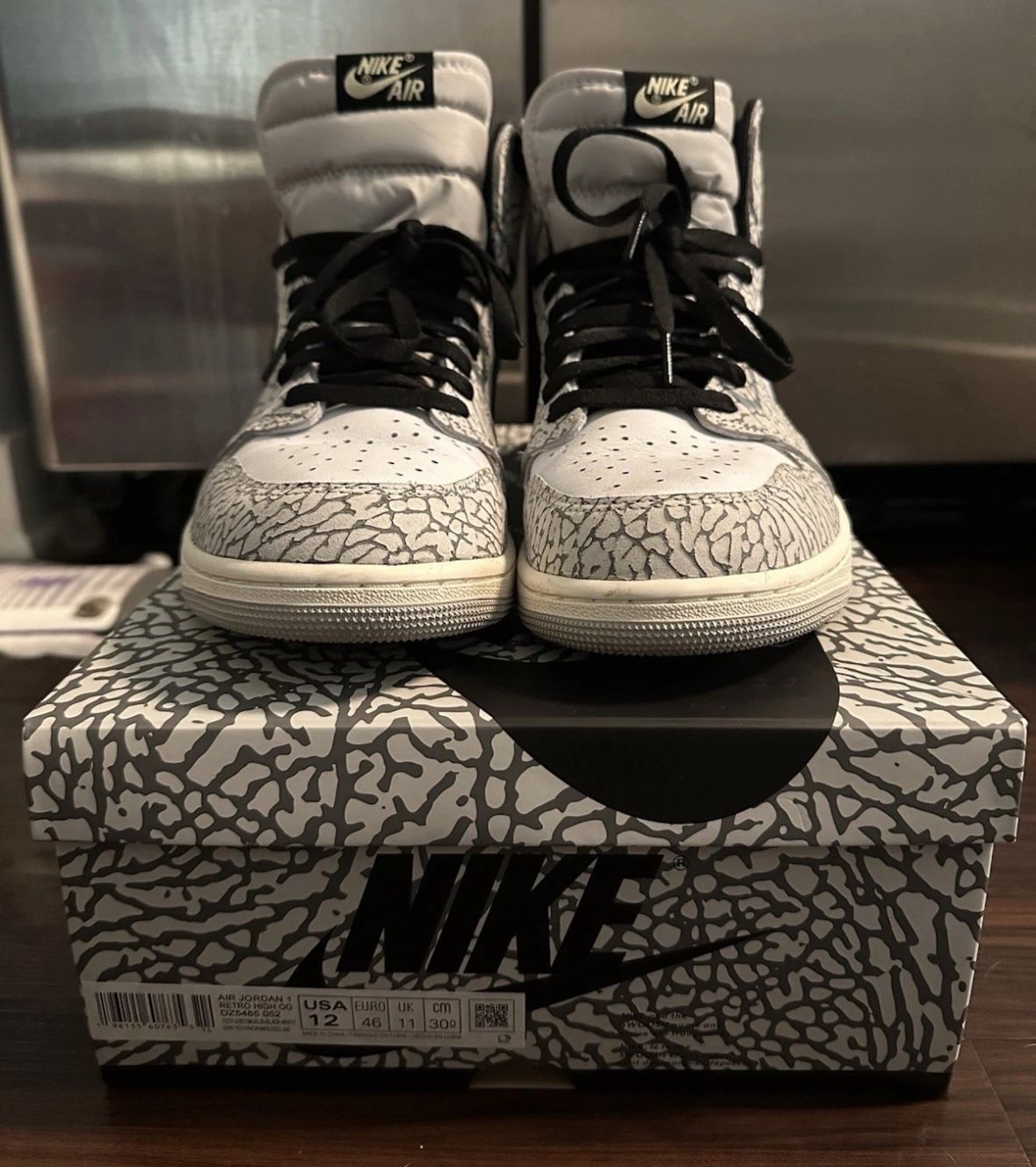 White Cement Jordan Hi White Jordan Retro High OG White Cement