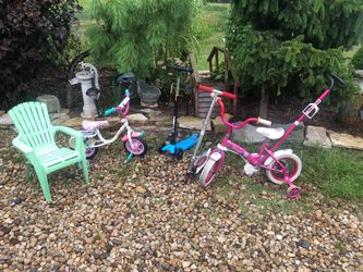 Toddler scooters and bikes