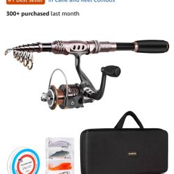 PLUSINNO Fishing rod and reel Telescopic carbon fiber combos fishing rod with reel Combo salt water sea freshwater fishing rod kit