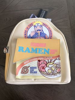 NEW Naruto Ramen Backpack