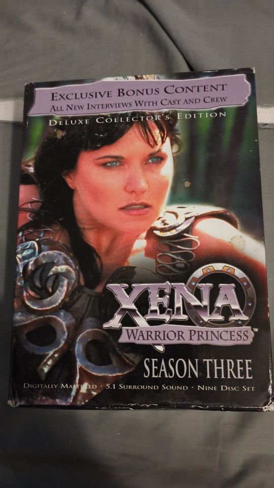 Vintage Xena Warrior Princess Season 3 Collector's Edition Boxset