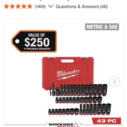 Milwaukee Impact Socket Set