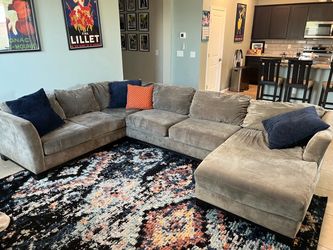 Grey U-Shaped Sectional