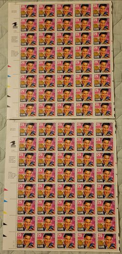 1993 Elvis, Joe Lewis, and Rock and Roll/Rhythm and Blues USPS stamps