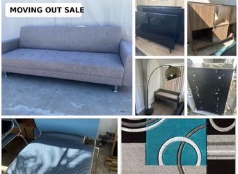 Moving Out Sale – TVs, Furniture, Dining Set, Rug & More