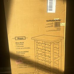 Napa Wine Rack - Winsome (Beech Wood, 28-Bottle Capacity)