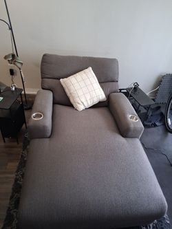 Grey Chaise lounge