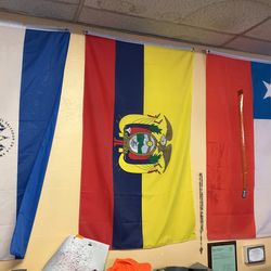 Ecuador Flag.      Fine Material