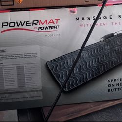 PowermaFull Body Massage Mat Detachable Massage Pillow + Extras
