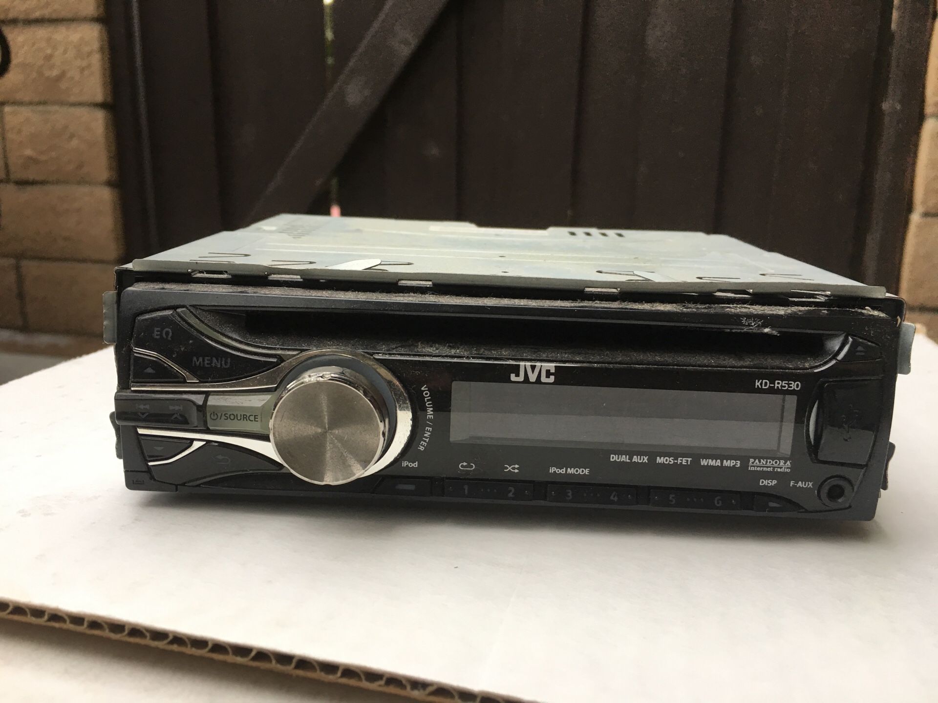 JVC CD player car stereo with aux