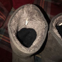 Warm Boots Fur Inside Size 8