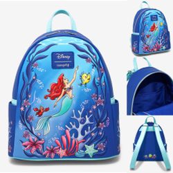 Loungefly Disney The Little Mermaid Under The Sea Mini Backpack 