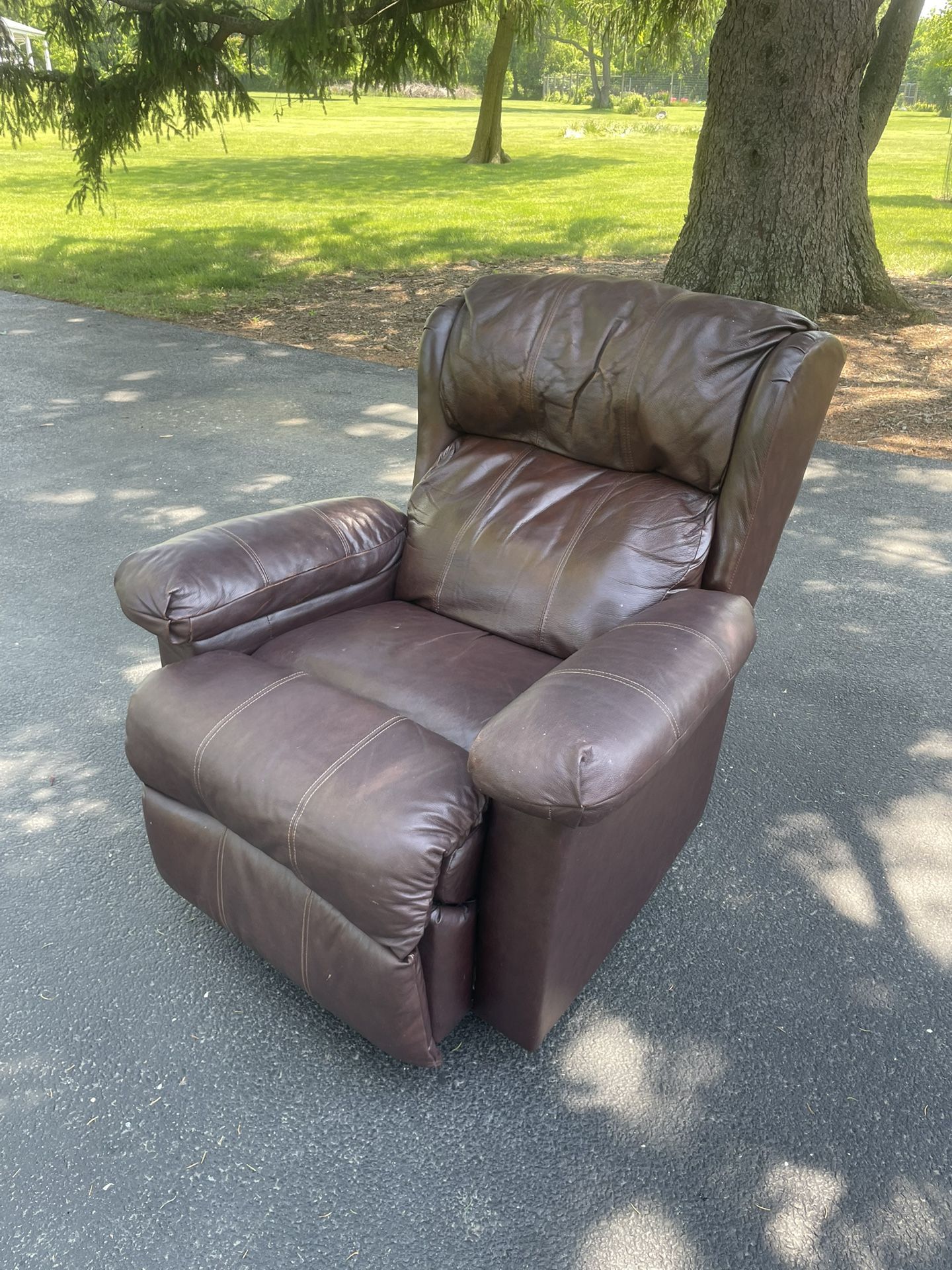 Brown Leather recliner