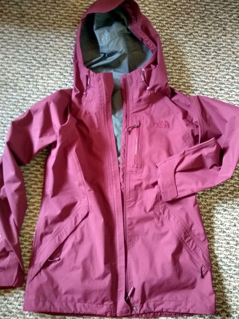 Asnew Small Womens Gore-Tex Ultralight Rain Shell Waterproof Jacket North Face Paclite Patagonia Arc'teryx Columbia Marmot Rab Outdoor Research