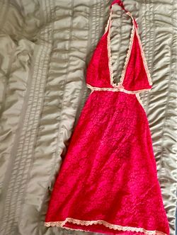 Victoria’s Secret Vintage Pink Lace Lingerie Slip Dress — S/P