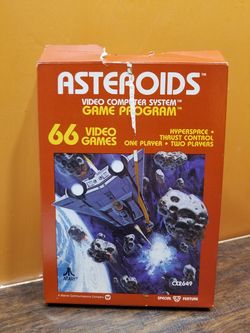 Atari 2600 asteroids 66 video game CIB