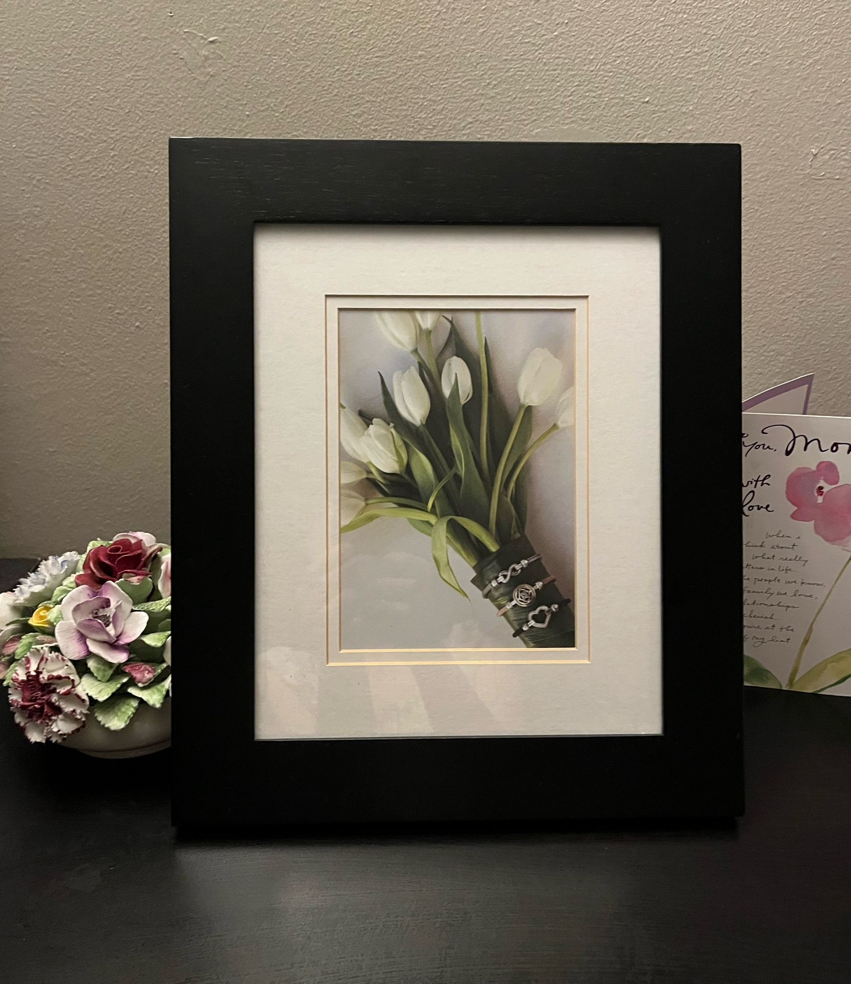  8x10 Picture Frame, Black Photo Frame for Tabletop or Wall Display, Fits Pictures 5x7 with Mat or 8x10 Without Mat