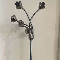 Floor Lamp (Multi-Head, Modern Chrome) 