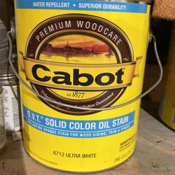 Cabot Ultra White Solid Color Stain