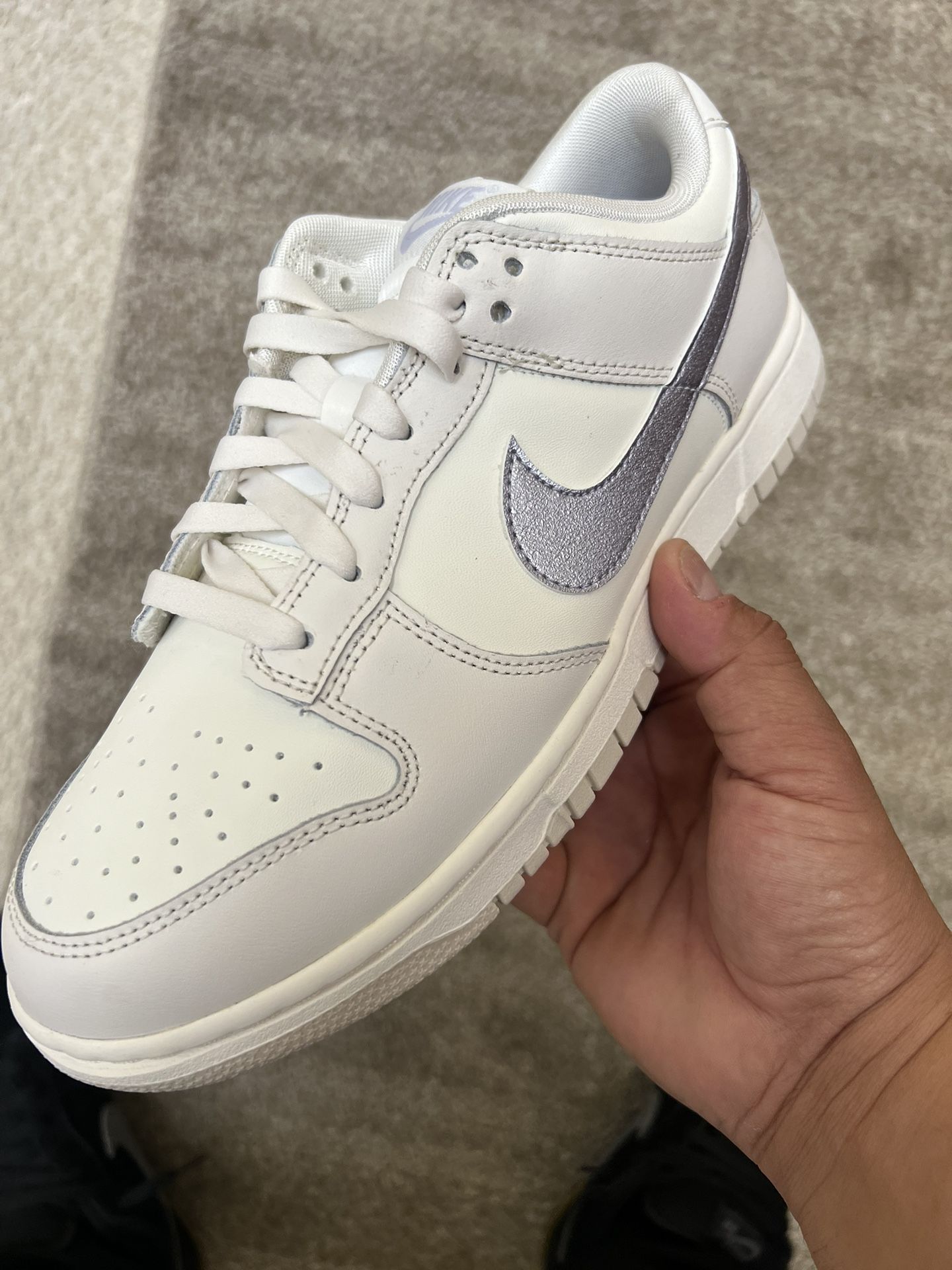 Nike Dunk Low Sail Oxygen Purple Size 9.5