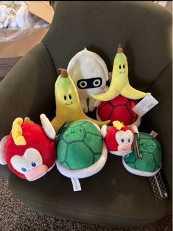 Mario Kart plushies