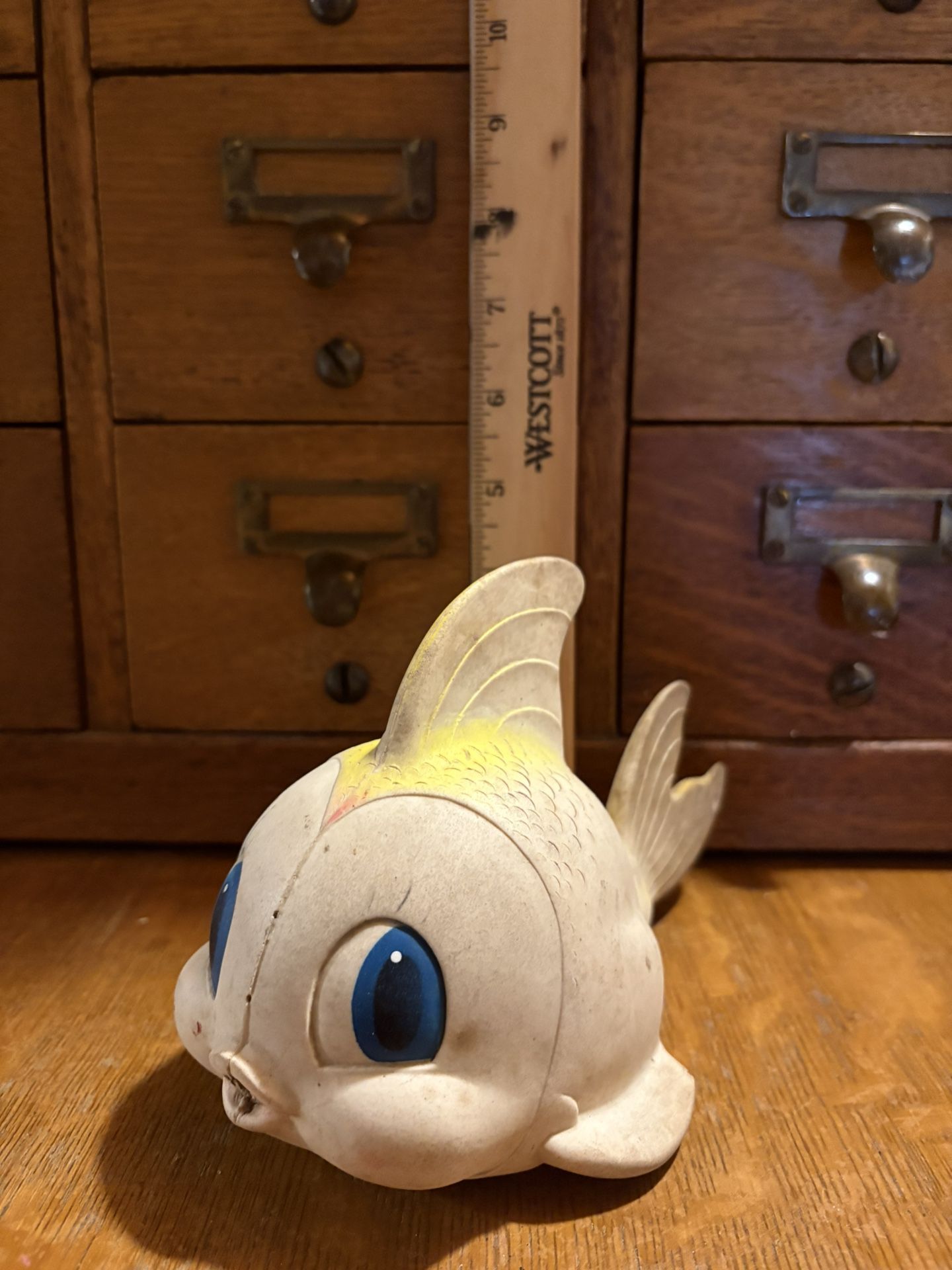 Rare 1930s Disney Cleo Goldfish Squeak Toy