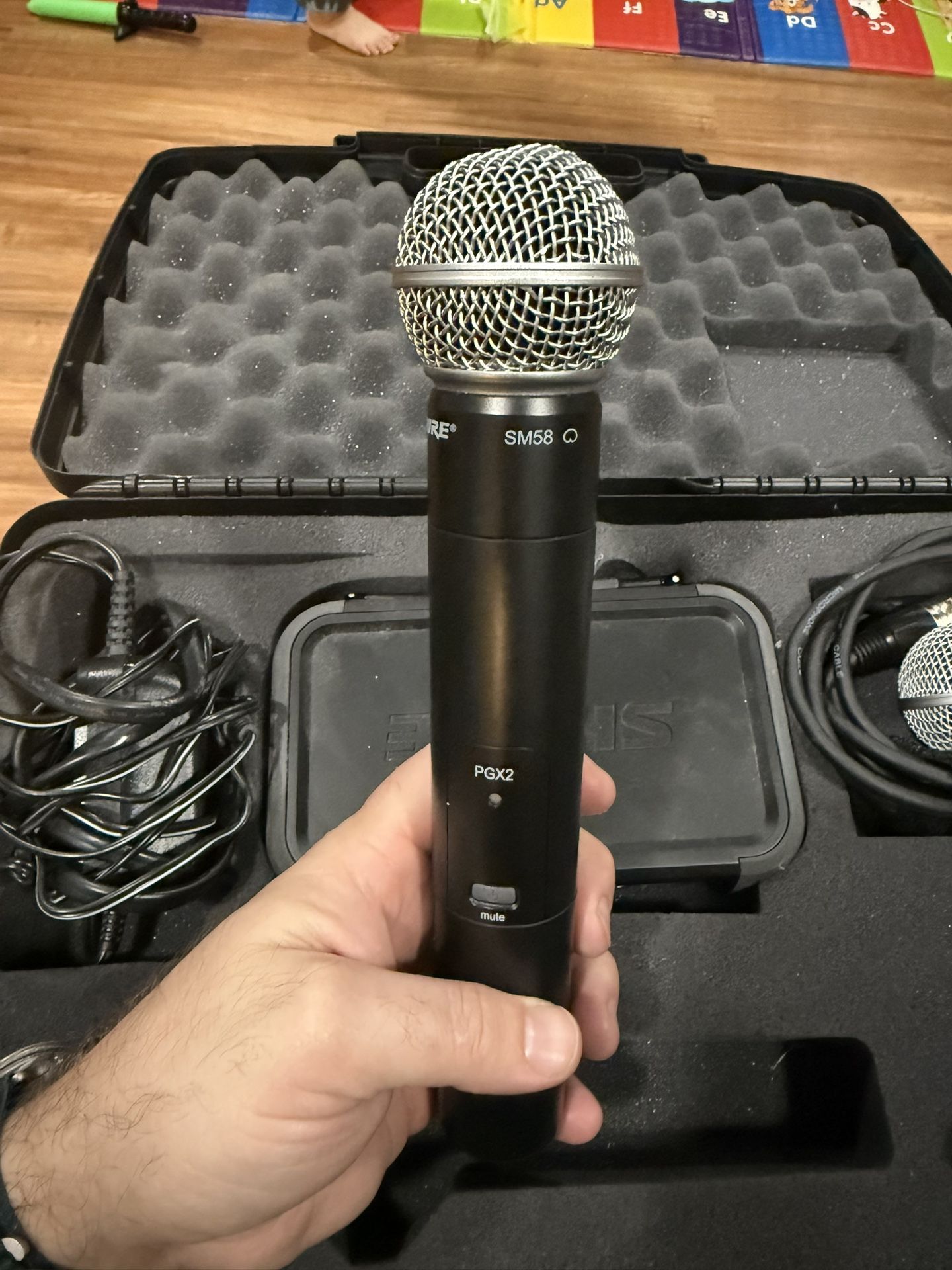 Shure SM58 Wireless Microphone With Case