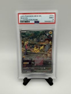 Pikachu 173/165 PSA 9 MEW 151 Pokemon 2023
