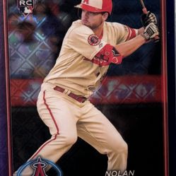 2024 Topps Chrome LogoFractor Purple Foil Rookie Nolan Schanurl /250