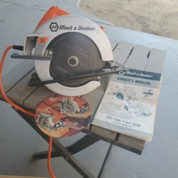 Black&Decker 7 1/4 Saw 