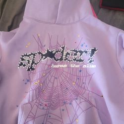 Spider Hoodie Purple Medium 