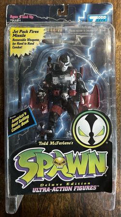 McFarlane Pilot Spawn Deluxe Edition Ultra Action Figure Jet Pack 1995