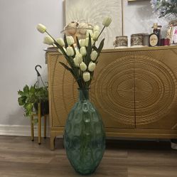 Big glass vase