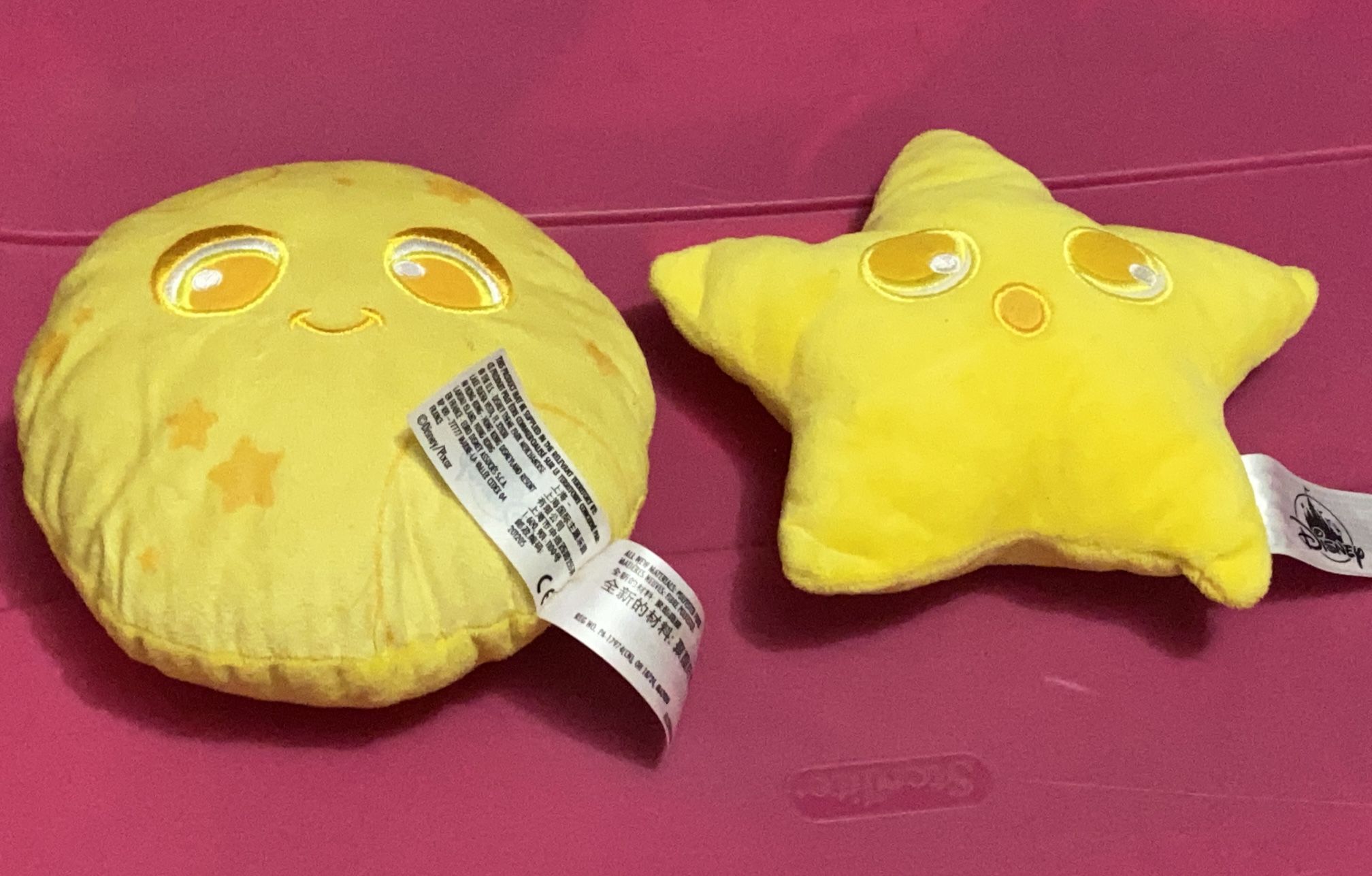 Pixar Star And Moon Plushies